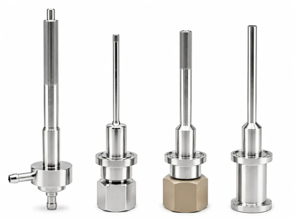 Precision Sanitary SS 316L Filling Needles and Manifolds