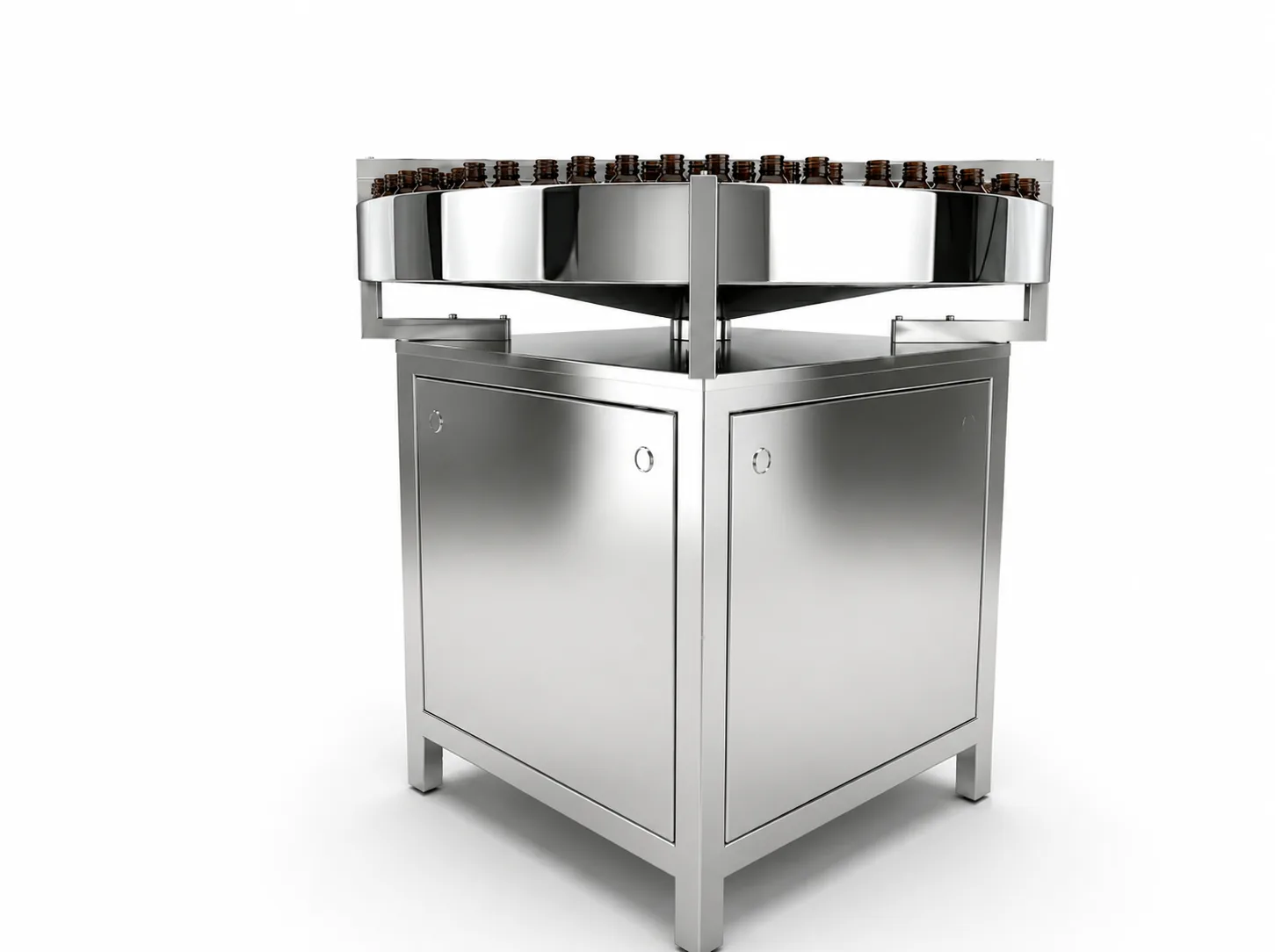 Automatic Rotary Infeed & Collection Turntable Machine