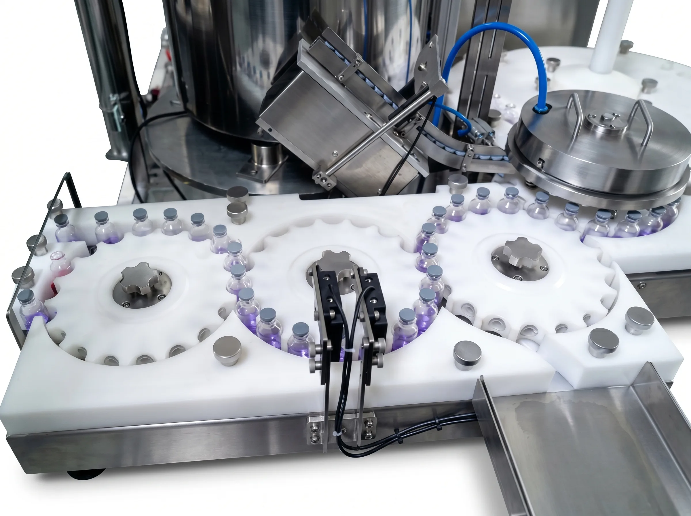 Automatic Rotary Liquid Dosing & Stoppering Machine